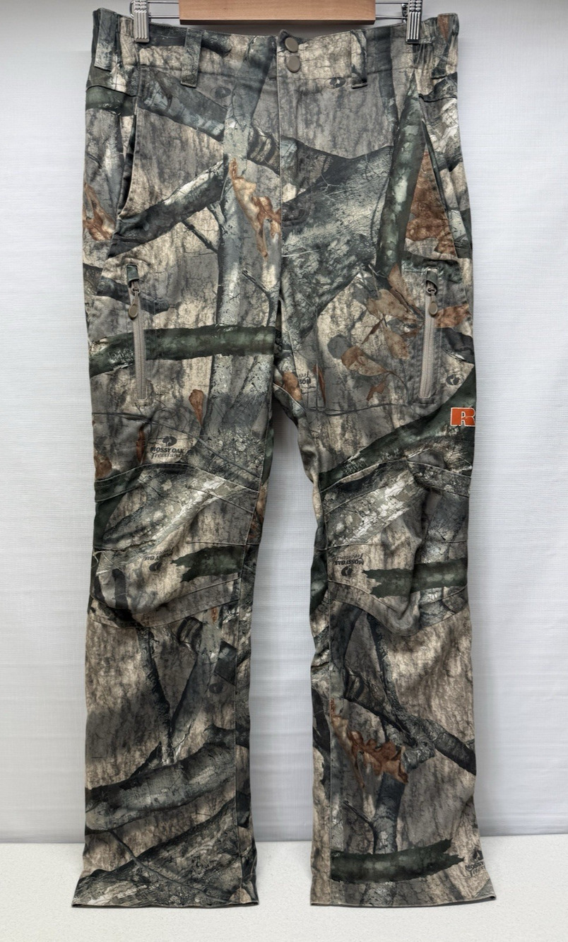 Russell Outdoors Zephyr L3 Pants Mossy Oak TreeStand Camo Hunting Mens Medium